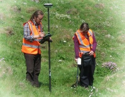 Point-sampled magnetic susceptibility survey underway